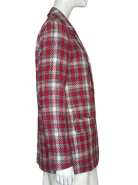 Blazer Tesoro TPS Cuadros Rojo - Talla M