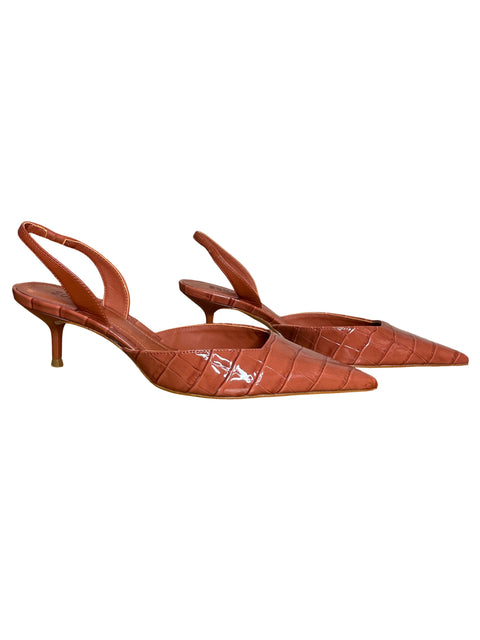 Calzado Schutz Paola Mid Sling Pump Naranja-Talla 7.5