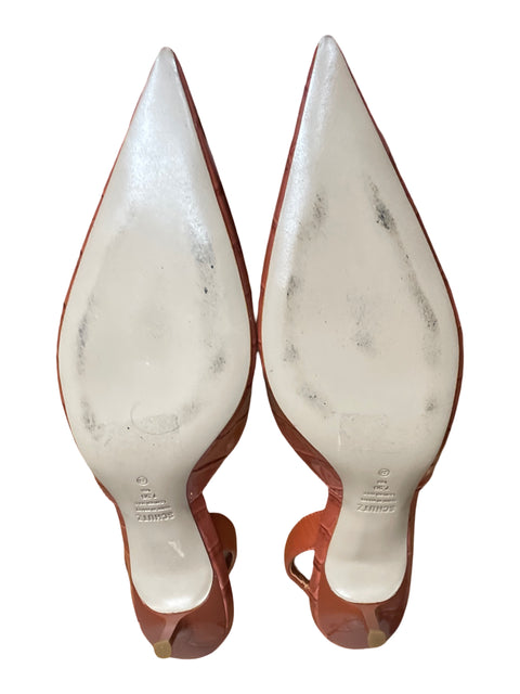 Calzado Schutz Paola Mid Sling Pump Naranja-Talla 7.5