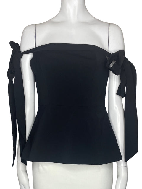 Blusa Keepsake Lazos Negro-Talla S