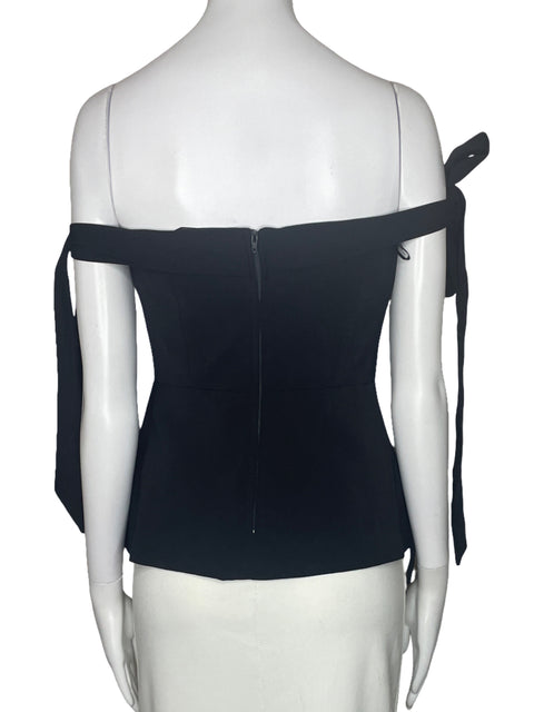 Blusa Keepsake Lazos Negro-Talla S