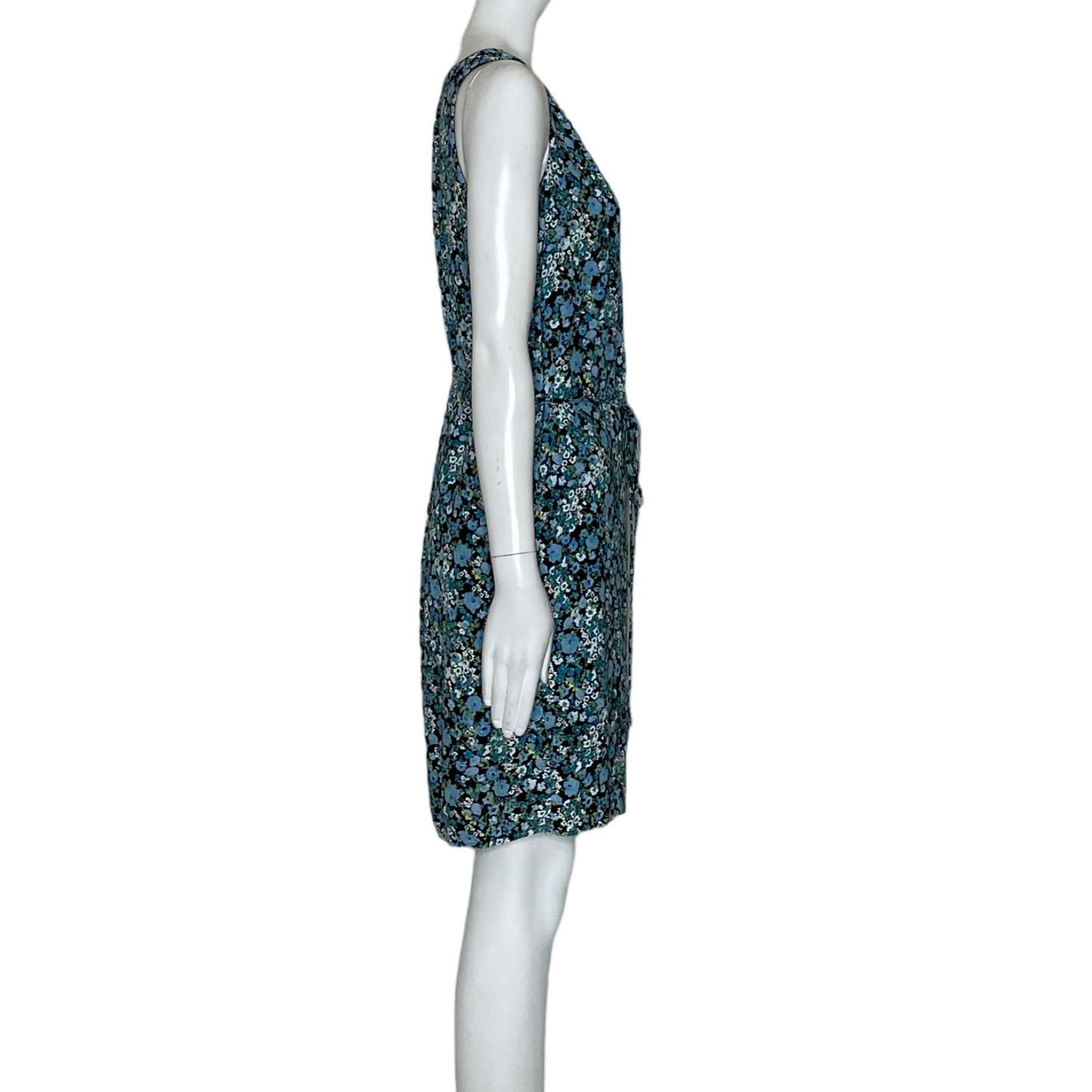 Vestido Loft Mini Floral Azul-Talla S