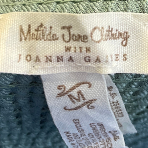 Vestido Matilda Jane Clothing  Plisado Verde-Talla M