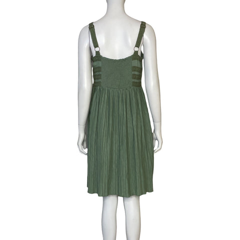 Vestido Matilda Jane Clothing  Plisado Verde-Talla M