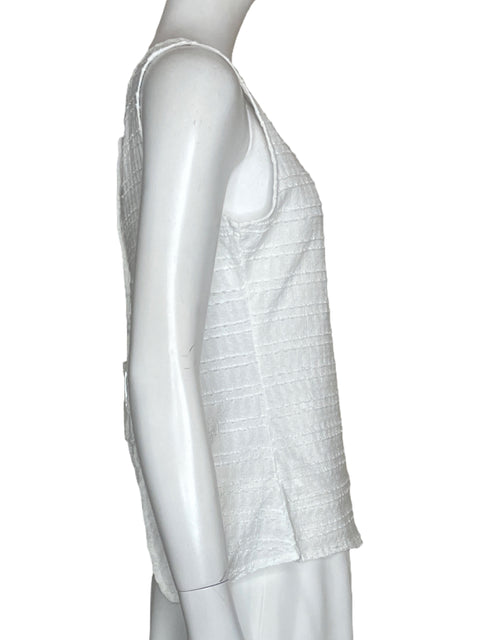 Blusa Tesoro TPS Chaleco Blanco-Talla M