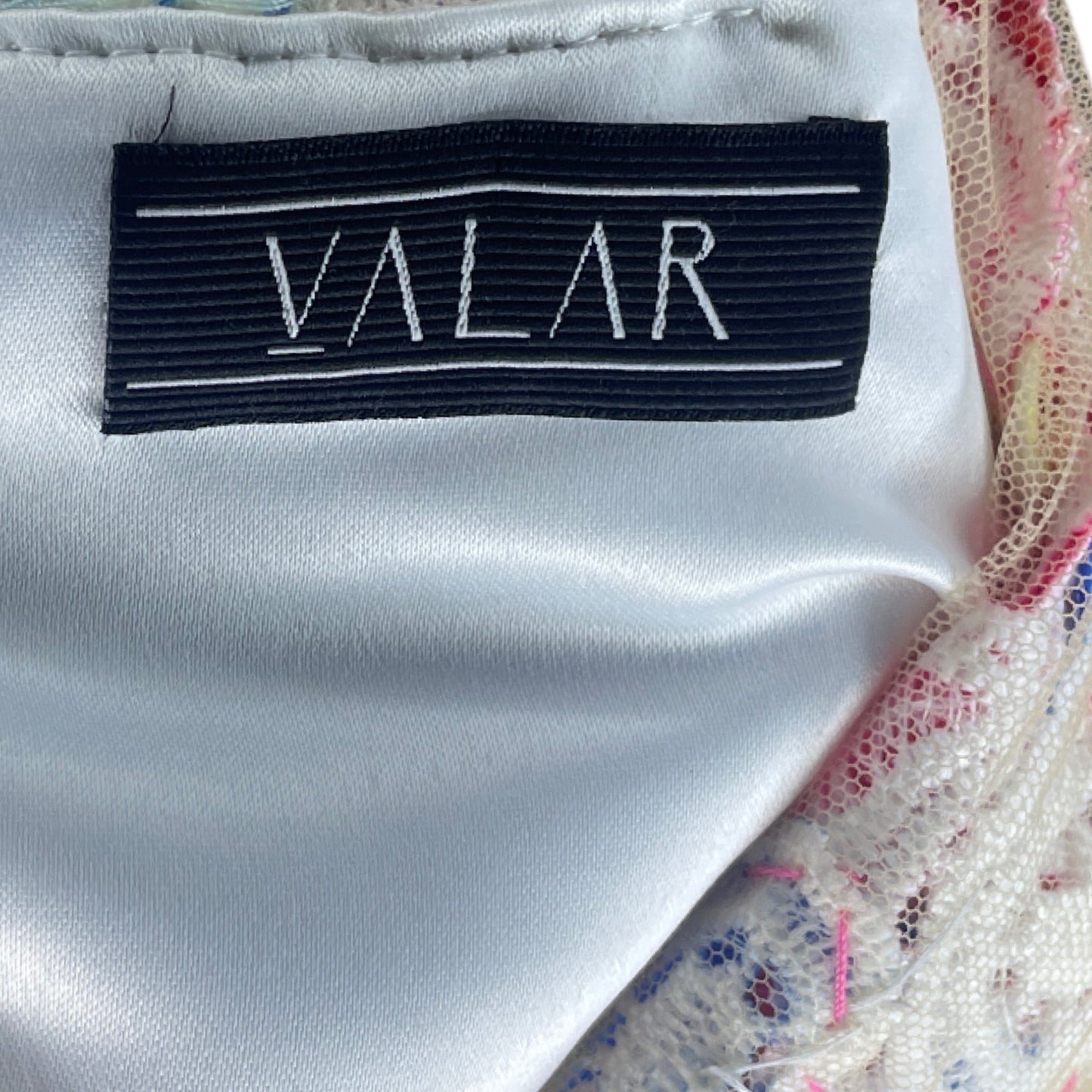 Vestido Valar One Shoulder Tejido Blanco-Talla S