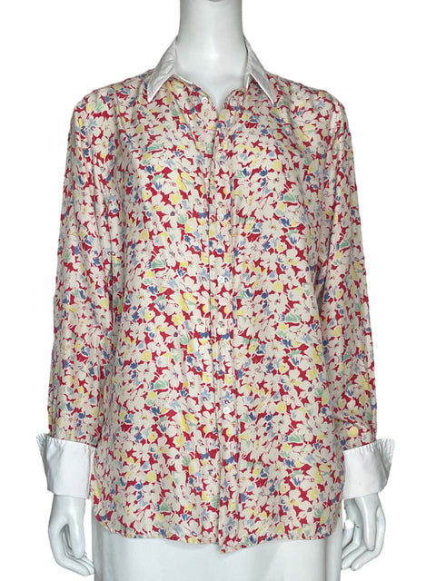 Blusa Polo Ralph Lauren Estampado Rojo-Talla 6