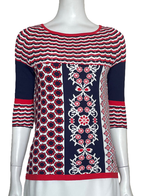 Blusa Purificaciòn Garcia Punto Rojo-Talla M