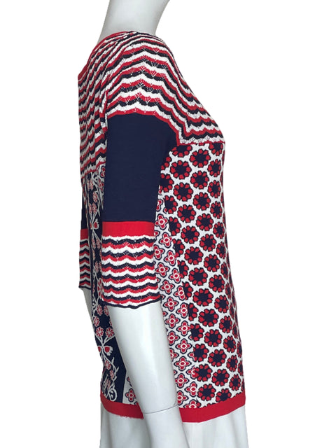 Blusa Purificaciòn Garcia Punto Rojo-Talla M