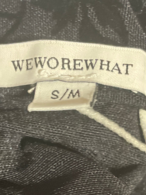 Pareo Weworewhat Rosas Negro-Talla S