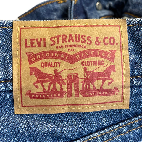 Falda Levis Mini Rasgado Denim Azul-Talla 26