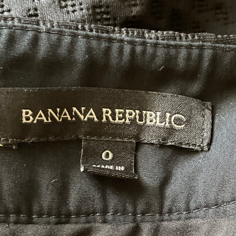 Falda Banana Republic Campana Negro-Talla 0