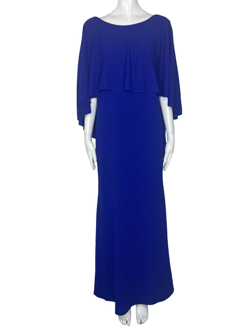 Vestido Fashionista Maxi Vuelo Azul-Talla L