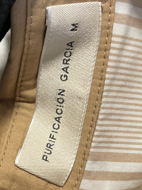 Camisa Purificación Garcia Oversize Beige-Talla M