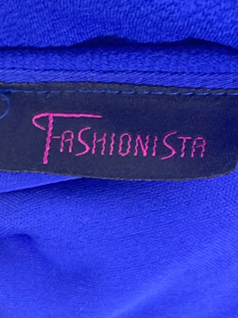 Vestido Fashionista Maxi Vuelo Azul-Talla L