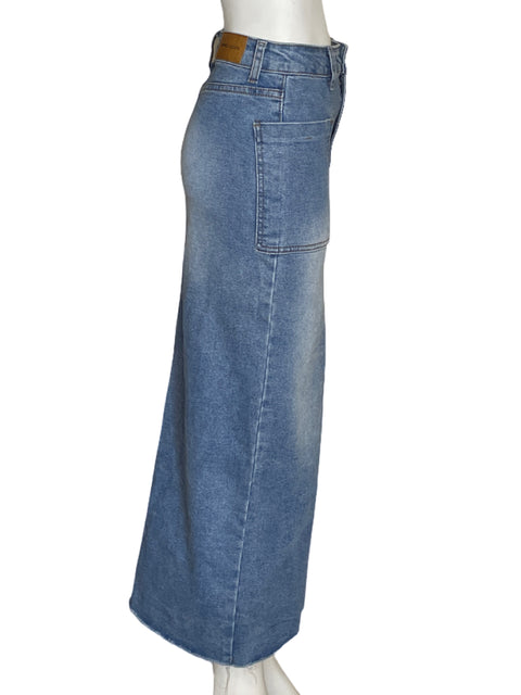 Falda Sweet Maxi Jean Azul-Talla 4