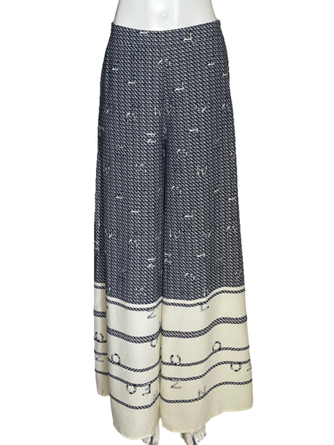 Pantalón Milk & Honey Estampado Azul-Talla S