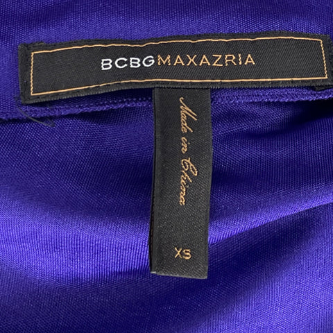 Blusa BCBG Mangas Largas Morado - Talla XS