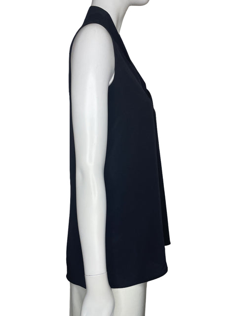 Blusa Comma Sin Mangas Lazo Negro-Talla 32