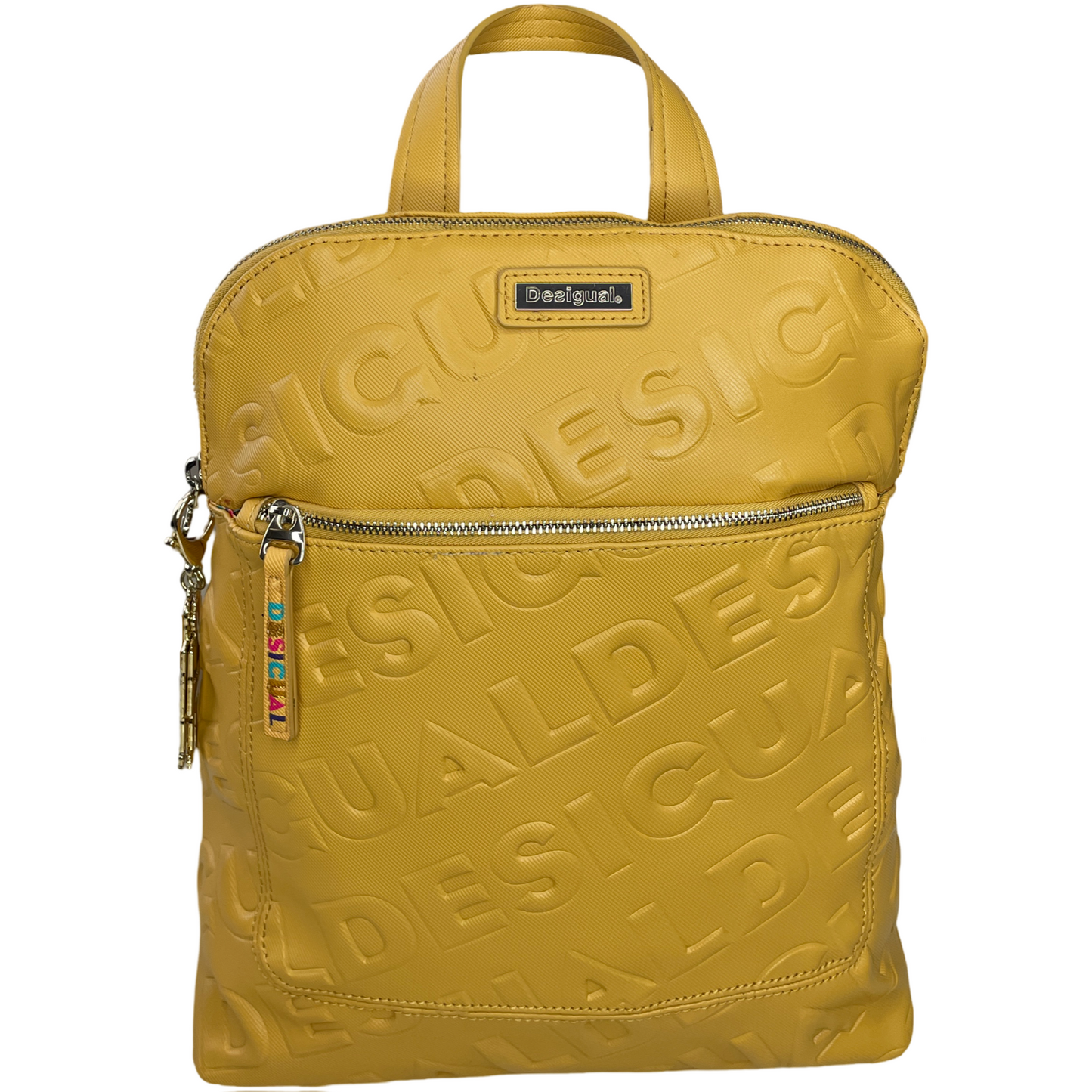 Bolso Desigual BagPack Amarillo-Talla M