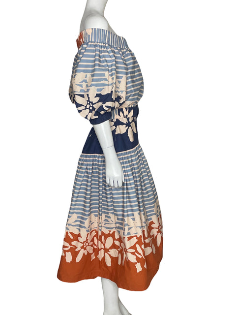 Vestido Silvia Tcherassi  Fulvia Azul-Talla L