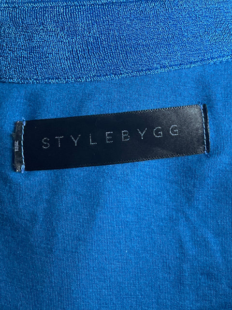 Vestido StyleByGG Drapeado Mini Azul-Talla S