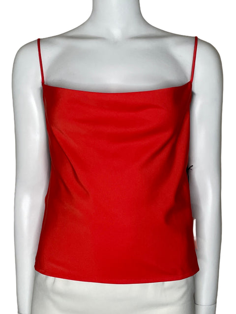 Top Superdown Tirantes Fluida Naranja-Talla S