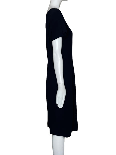 Vestido Emporio Armani Mangas Cortas Azul-Talla 46