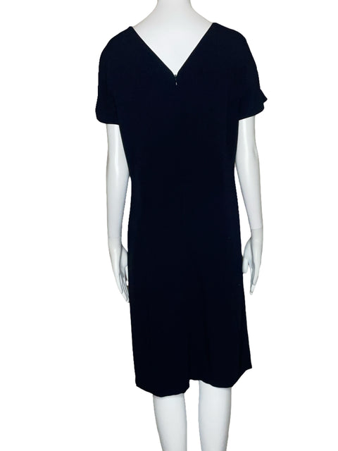 Vestido Emporio Armani Mangas Cortas Azul-Talla 46