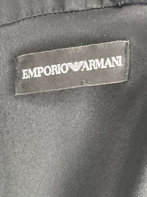 Vestido Emporio Armani Mangas Cortas Azul-Talla 46