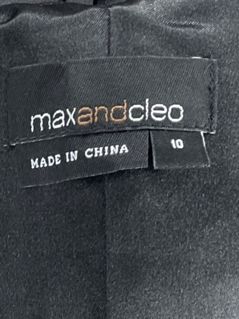 Vestido Max And Cleo Sin Mangas Midi Negro-Talla 10