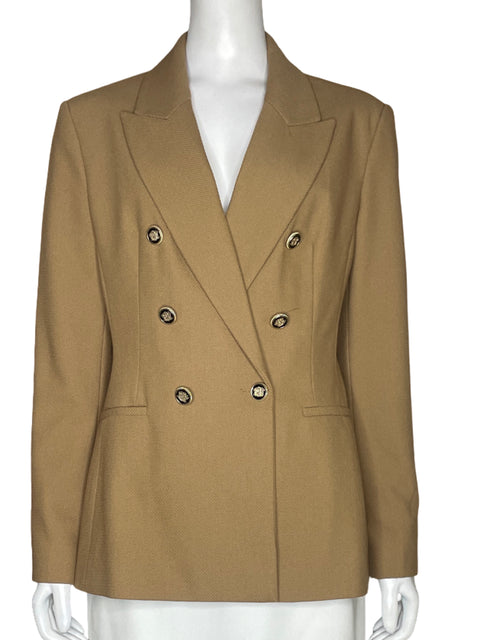 Blazer Zara Seis Botones Marron-Talla L