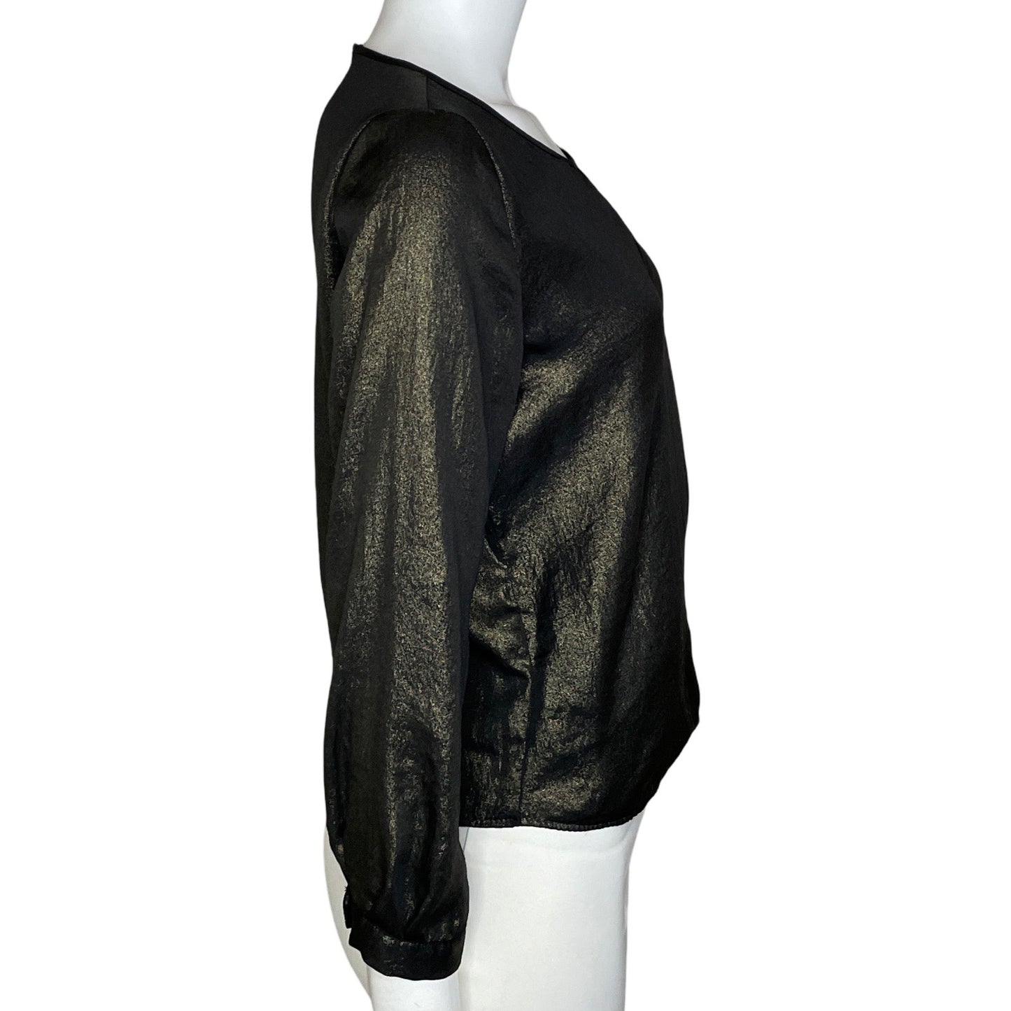 Blusa Chelsea 28 Metalizada Negro-Talla S