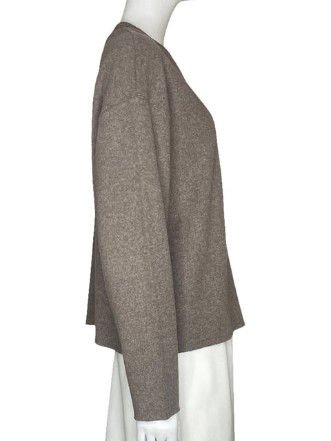 Sweater Zara Basico Marron-Talla M