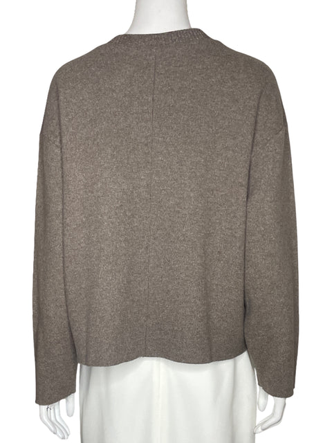 Sweater Zara Basico Marron-Talla M