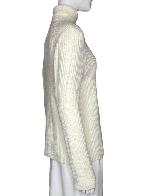 Sweater MNG Turtleneck Blanco-Talla XL