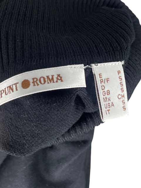 Sweater Punto Roma Negro-Talla S