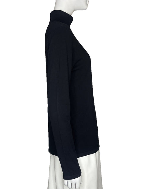 Sweater Punto Roma Negro-Talla S