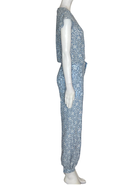Set Azulu Encaje Floral Azul - Talla 4