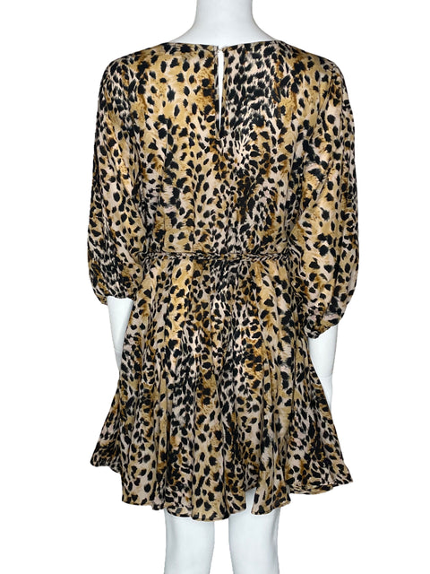 Vestido Aakaa Animal Print Mini Beige-Talla L