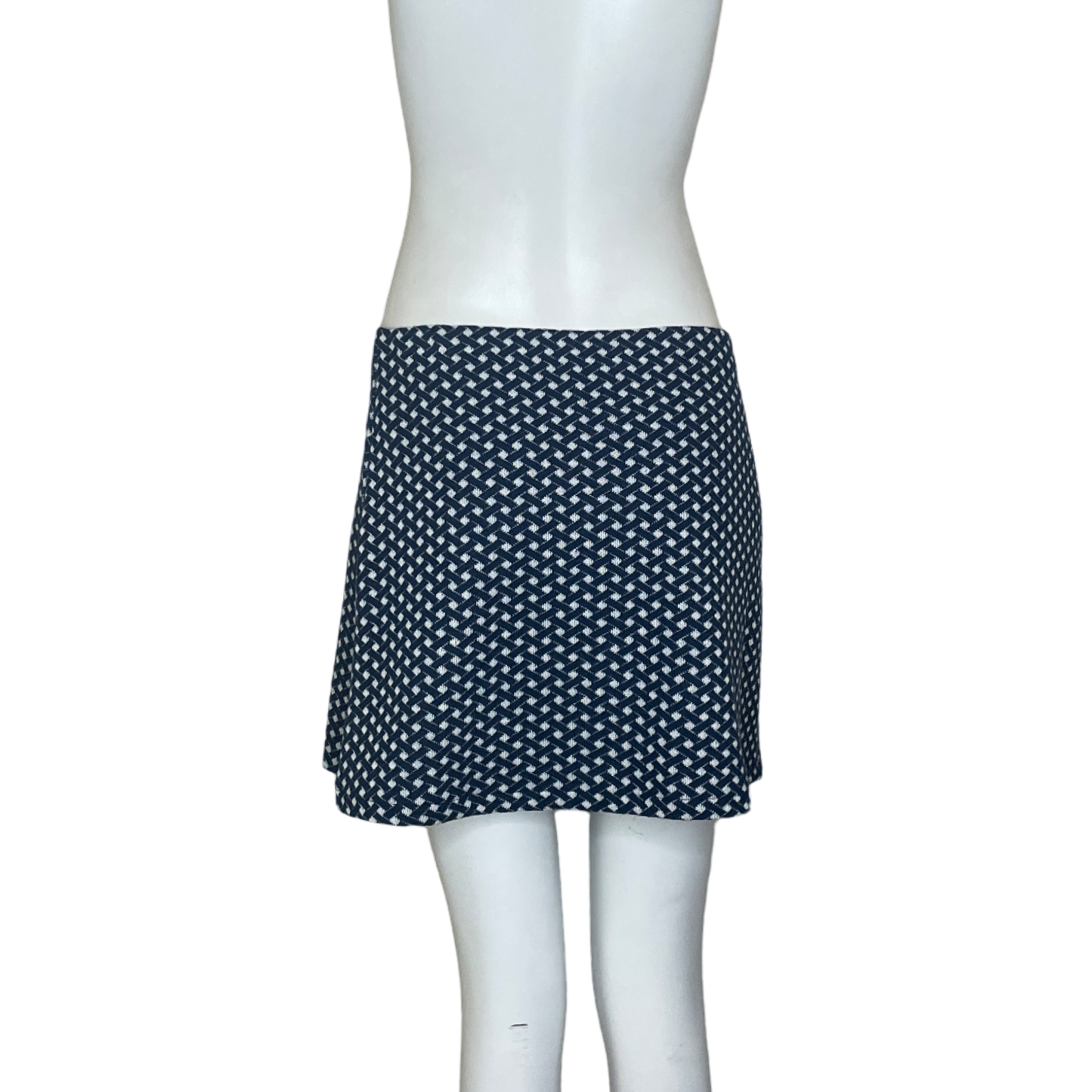 Falda ZARA Mini Estampado Puntos Azul - Talla M