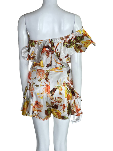 Set L'atiste Floral Vuelos Blanco-Talla S