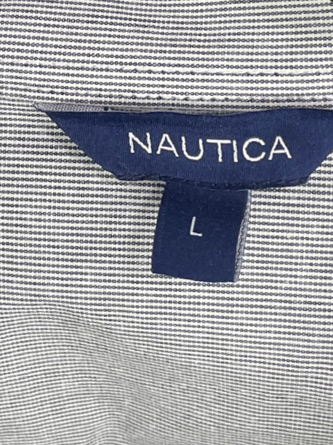 Camisa Nautica Rayas Negro-Talla L