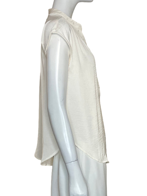Blusa Blu Pepper Botones Blanco-Talla S