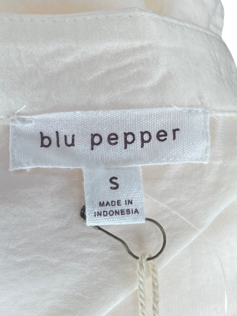 Blusa Blu Pepper Botones Blanco-Talla S