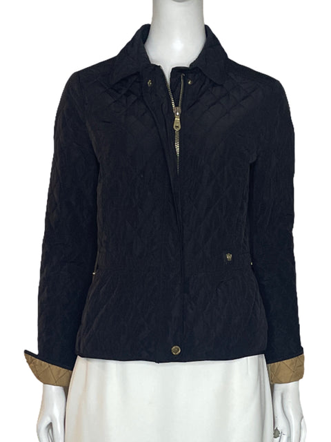 Chaqueta Massimo Dutti Cremallera Negro-Talla S
