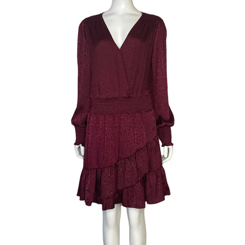 Vestido Michael Kors JuliaVuelos Rojo Vino-Talla M