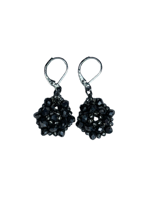 Aretes Tesoro TPS Piedras Gris-Talla U