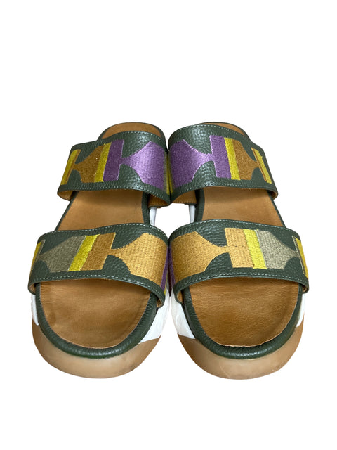 Calzado Clara Barcelo No Me Quemeees Verde-Talla 40