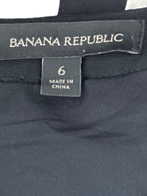 Vestido Banana Republic Sin Mangas Negro-Talla 6